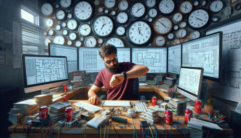 Vechten tegen de tijd.